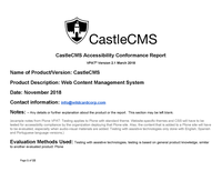 CastleCMS-VPAT-2018