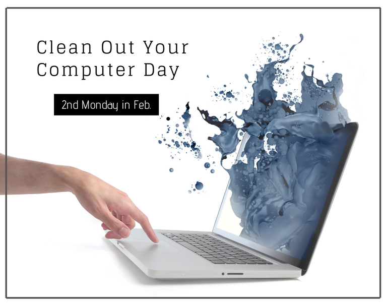Clean Out Your Computer Day Graphic