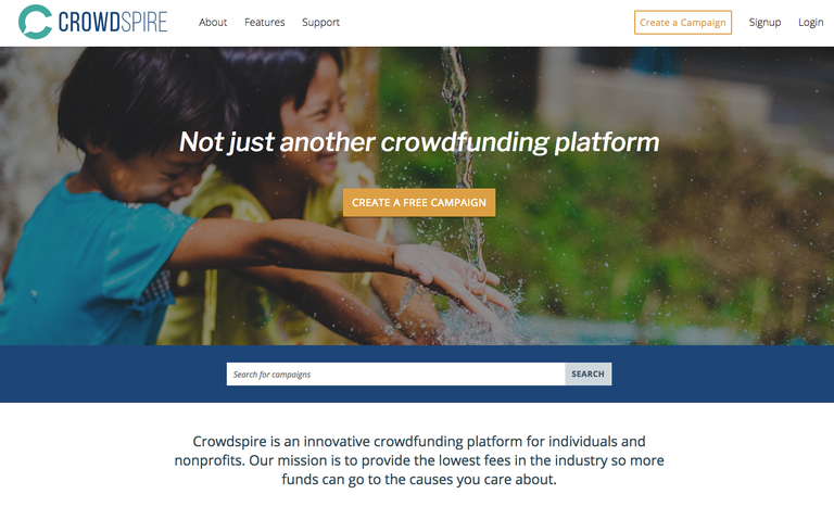 Crowdspire Main Page