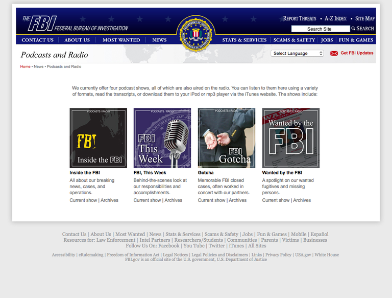 FBI Podcasts