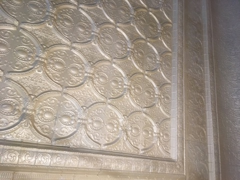 Restored Tin Ceiling