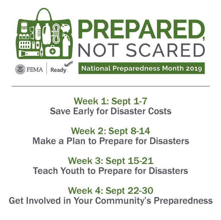 NTL Prep Month 2019 Schedule