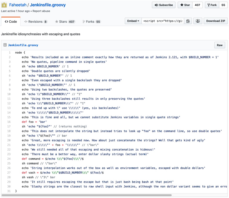 Jenkins Files Example Screenshot 1